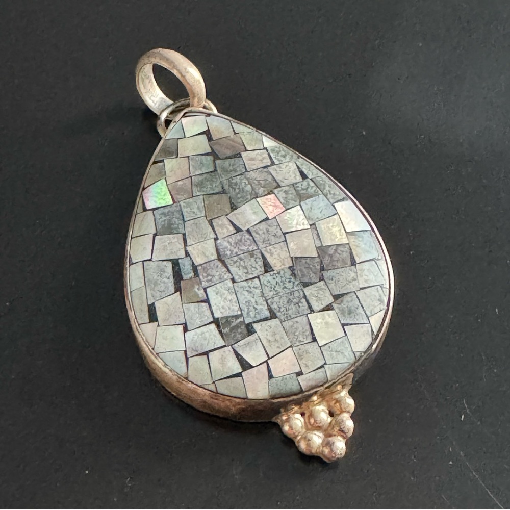 Fuzion 925 Abalone Mosaic Pendant